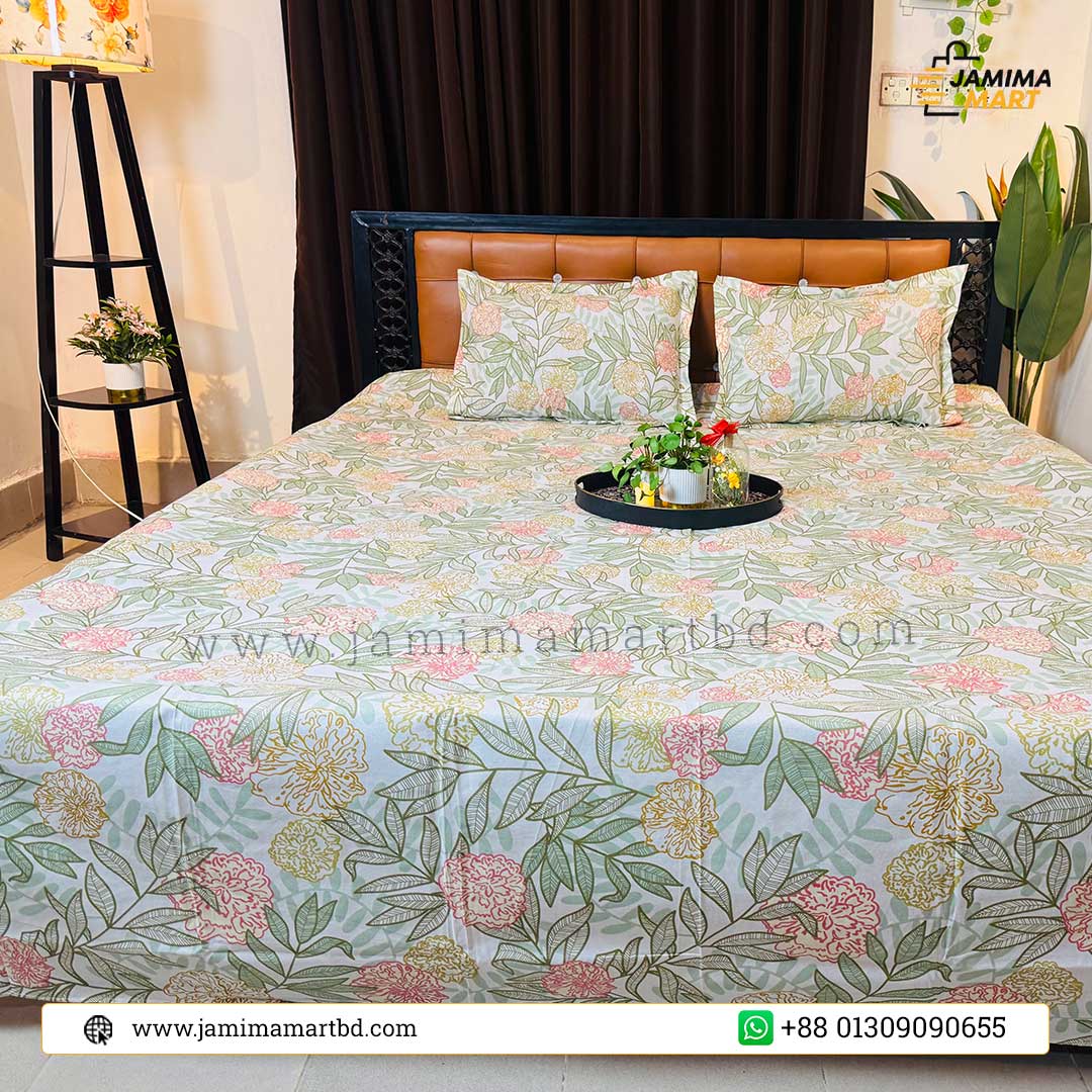 Exclusive HomeTex Bedsheet Set – 100% রঙ ও ফেব্রিক গ্যারান্টি! 12
