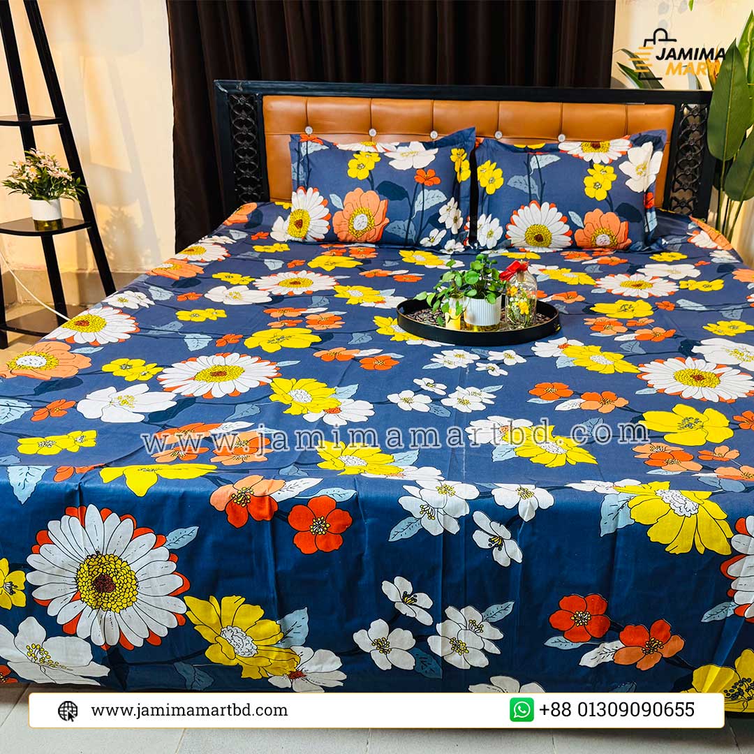 Exclusive HomeTex Bedsheet Set – 100% রঙ ও ফেব্রিক গ্যারান্টি! 14