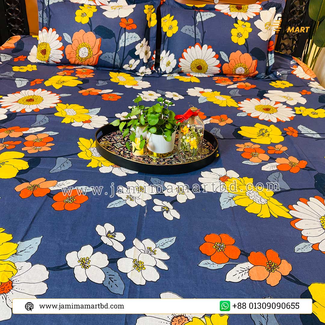 Exclusive HomeTex Bedsheet Set – 100% রঙ ও ফেব্রিক গ্যারান্টি! 14 - Image 2