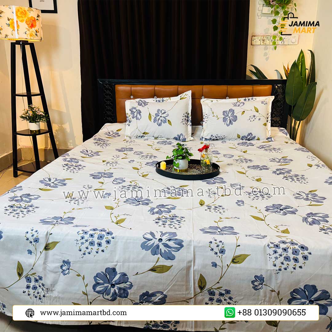 Exclusive HomeTex Bedsheet Set – 100% রঙ ও ফেব্রিক গ্যারান্টি! 16 - Image 2