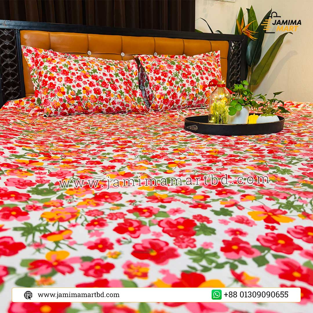 Exclusive HomeTex Bedsheet Set – 100% রঙ ও ফেব্রিক গ্যারান্টি! 5