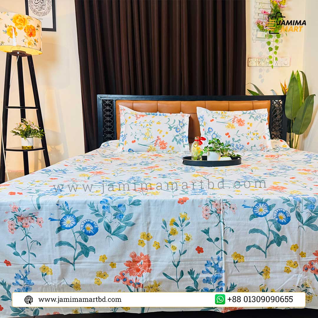 Exclusive HomeTex Bedsheet Set – 100% রঙ ও ফেব্রিক গ্যারান্টি! 6