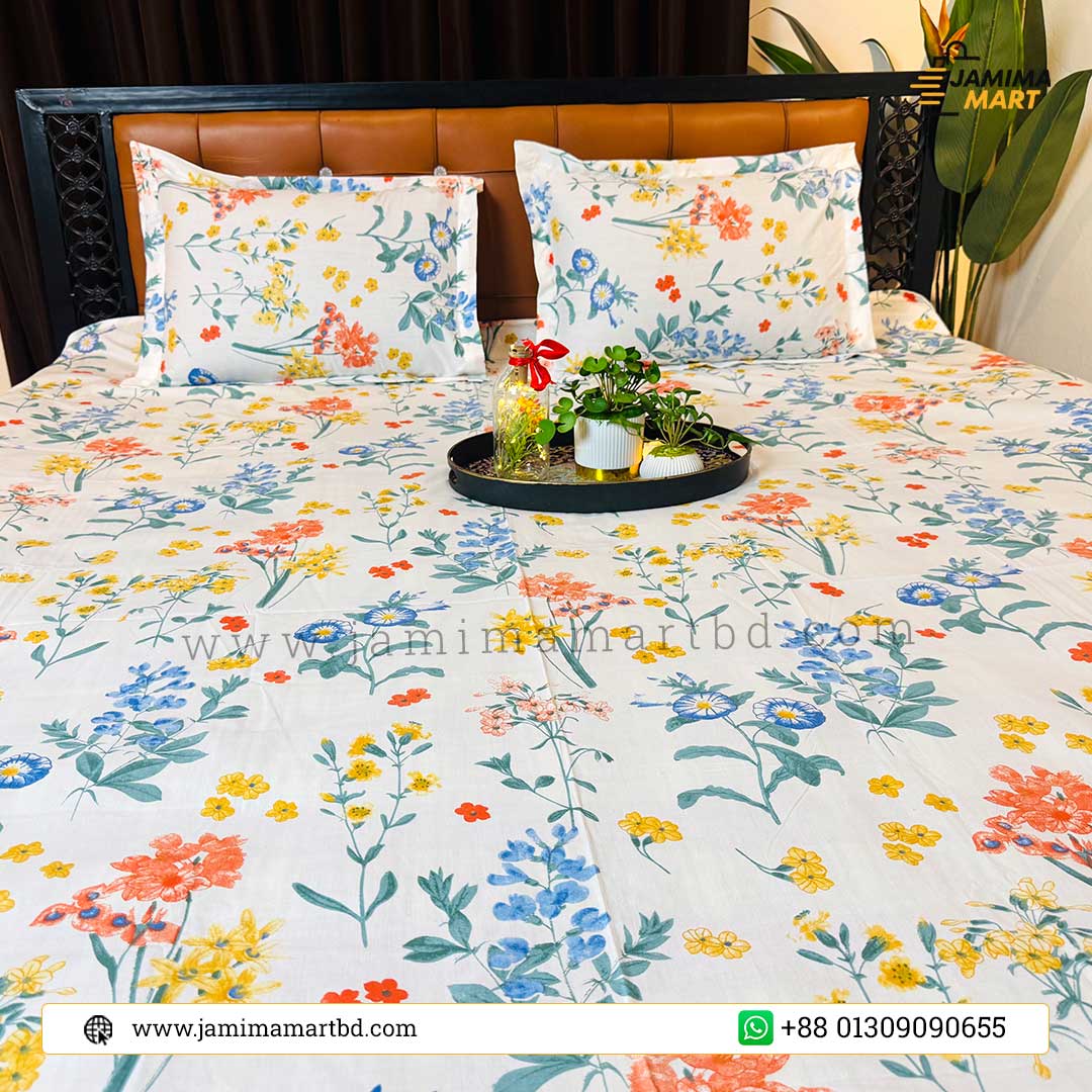 Exclusive HomeTex Bedsheet Set – 100% রঙ ও ফেব্রিক গ্যারান্টি! 6 - Image 2