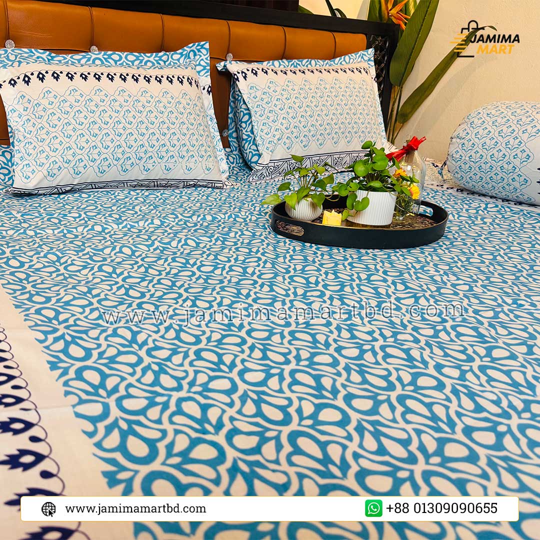Exclusive HomeTex Bedsheet Set – 100% রঙ ও ফেব্রিক গ্যারান্টি! 7 - Image 2